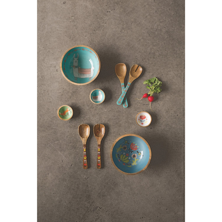Frida Mango Wood Salad Servers Set of 2