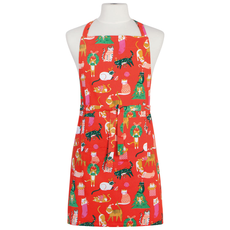 Let it Meow Christmas Apron