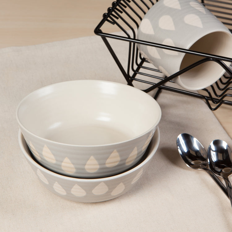 Gray Imprint Bowl