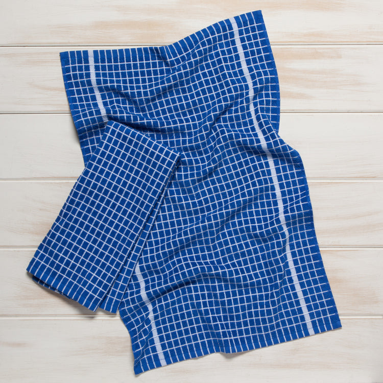 Terry Dishtowels Royal Blue Set of 2