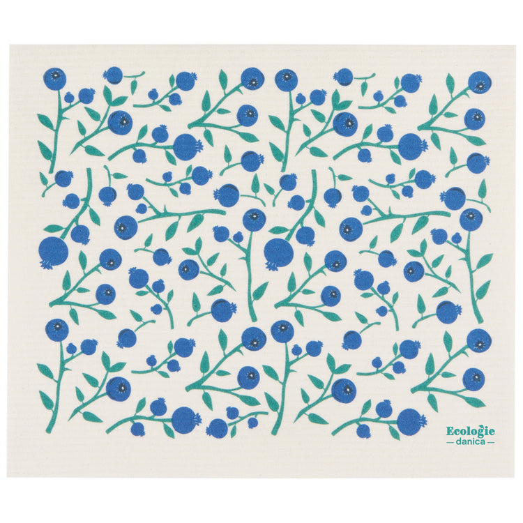 Blueberries XL Swedish Sponge Cloth