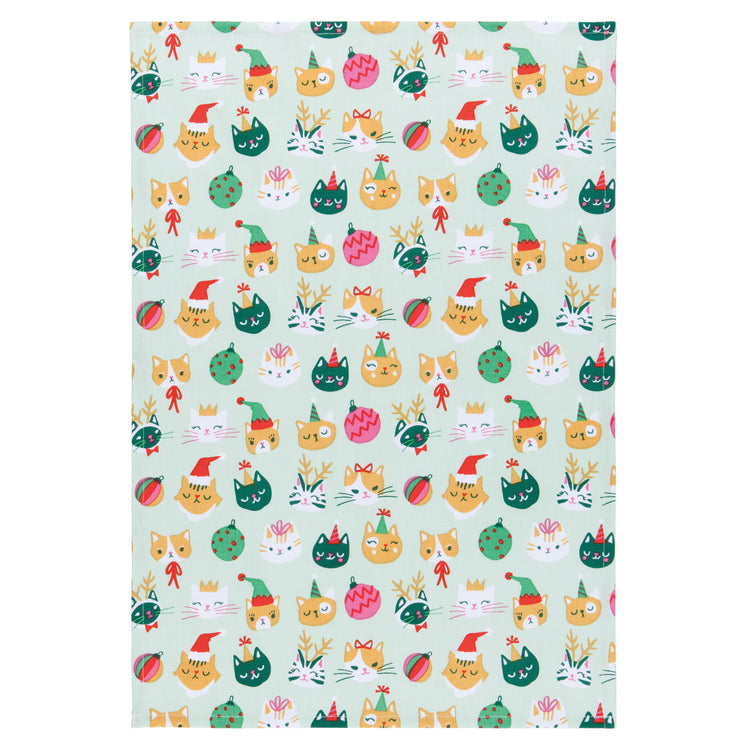 Let it Meow Dishtowels Set of 20 with Counter Display Unit