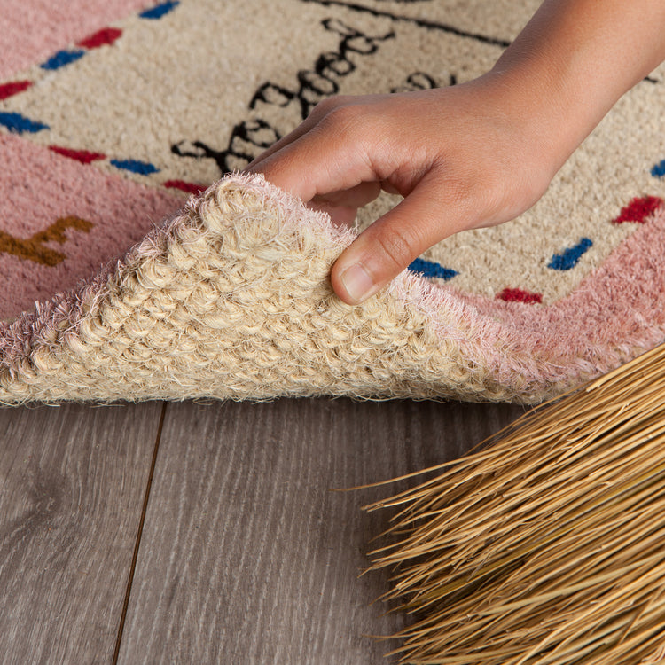 Finders Keepers Coir Printed Doormat