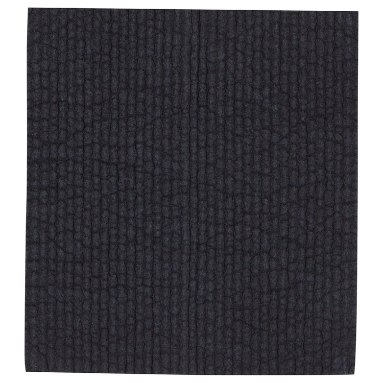 Pebble Gray and Black Sponge Cloths Set of 2