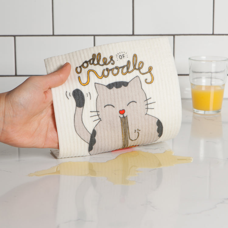 Oodles Of Noodles Swedish Dishcloth