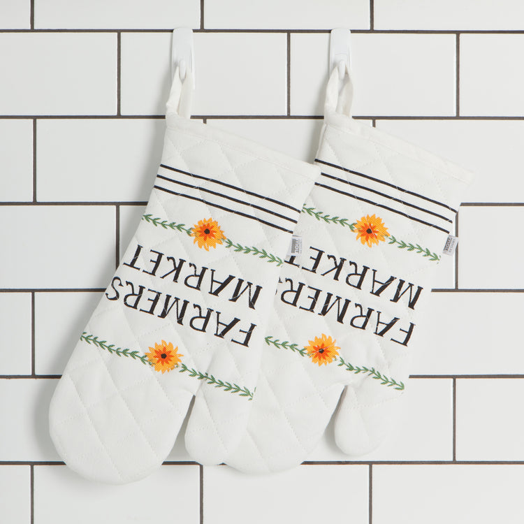 Farmers Market Spruce Oven Mitt