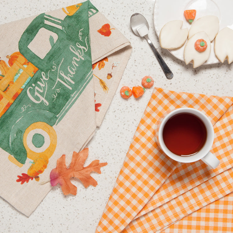 Autumn Harvest Coordinated Dishtowels Set of 2