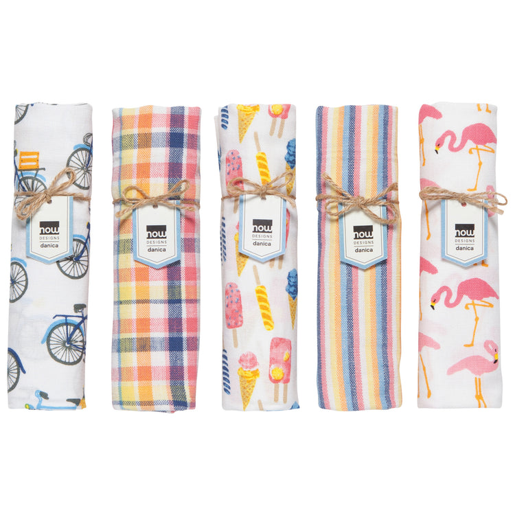 Fun In The Sun Dishtowel Display Refills 20 Pieces