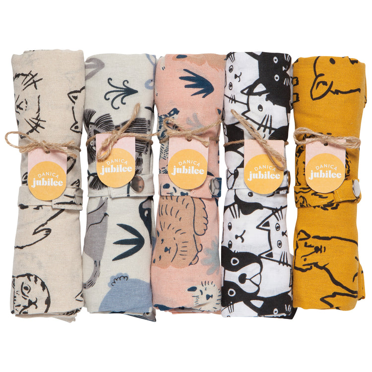 Cats And Dogs Grab Bag Dishtowel Display Refill Set of 20