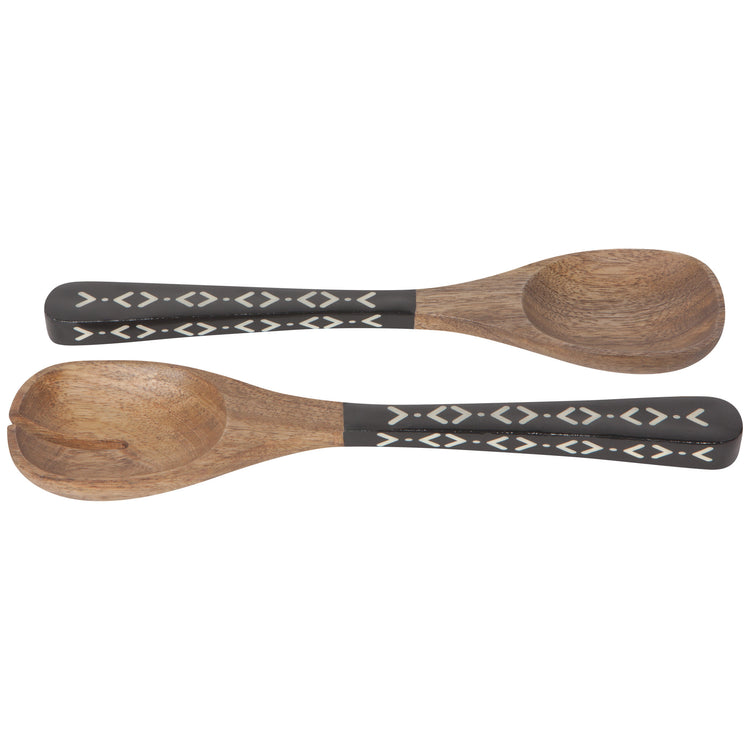 Ziggy Mango Wood Salad Servers Set of