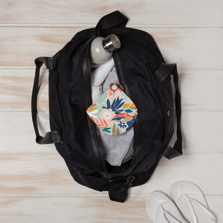 Superbloom Halfmoon Zipper Pouch