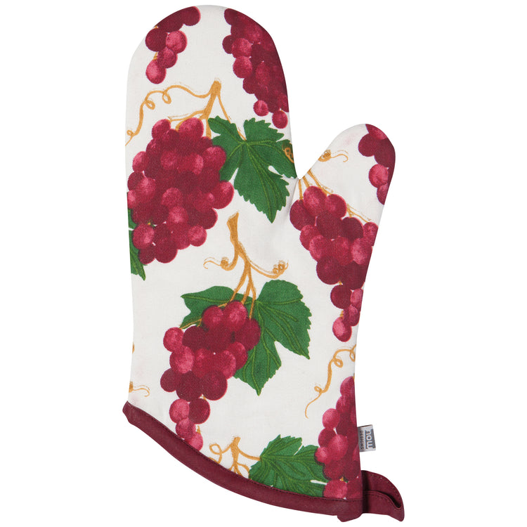 Grapes Quilted Oven Mitt