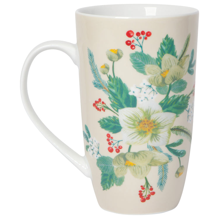 Winterblossom Porcelain Mug