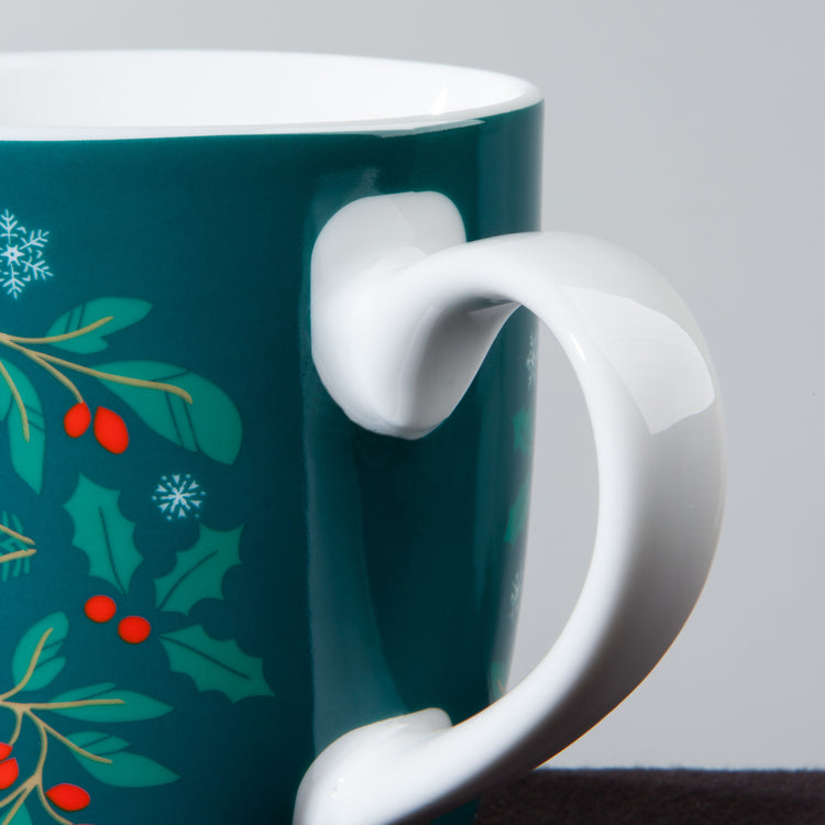 Joy And Cheer Porcelain Mug 12 oz