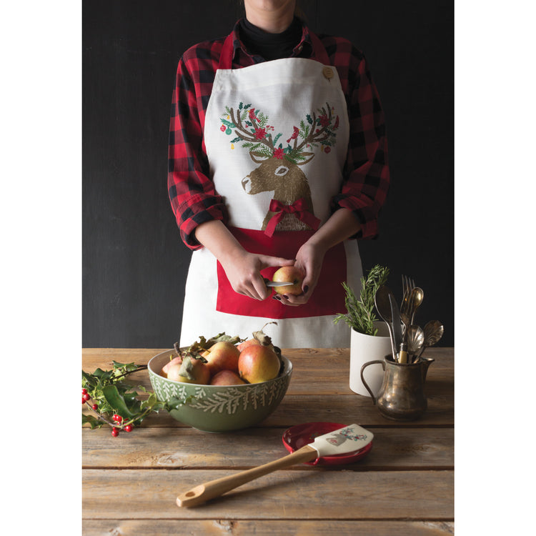 Dasher Deer Spruce Apron