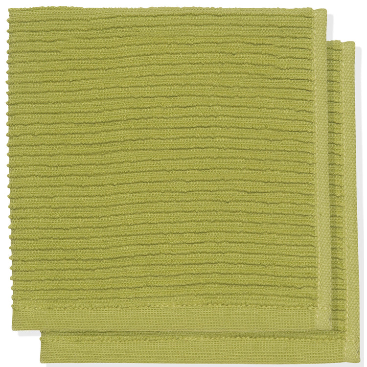 Ripple Cactus Green Dishcloths Set of 2