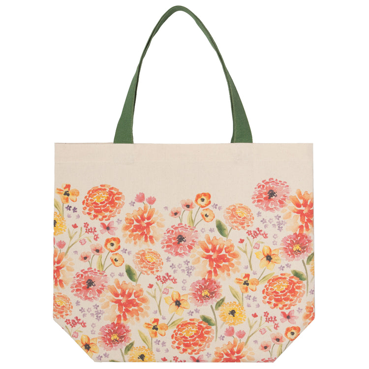Cottage Floral Tote Bag