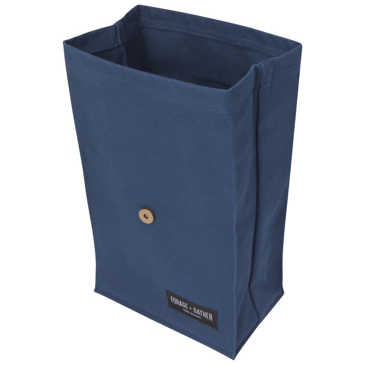 Forage And Gather Blue Lunch Bag