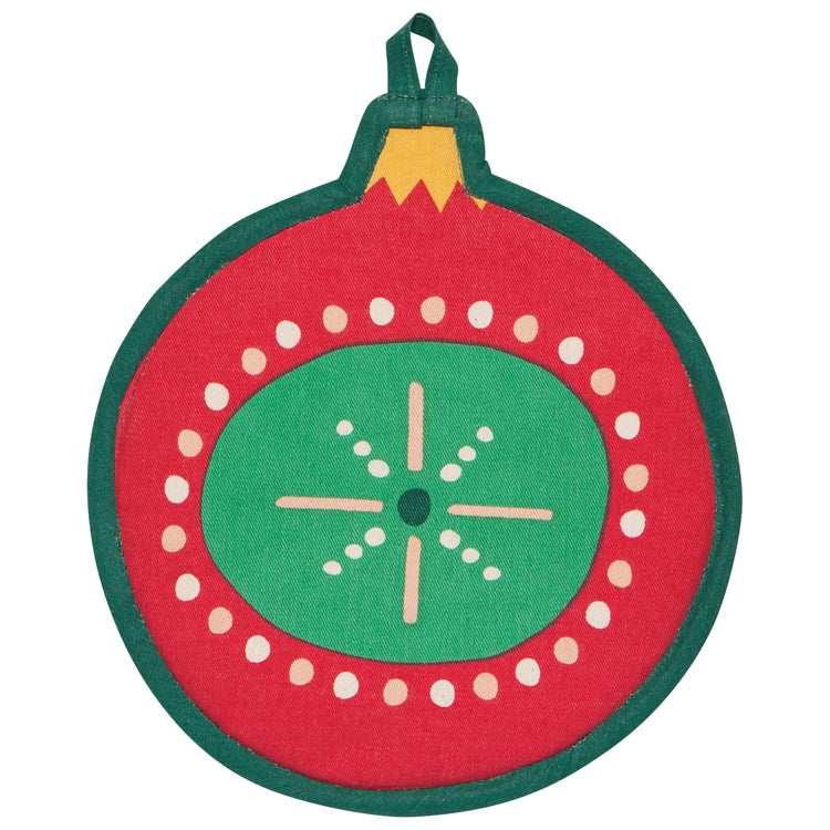 Christmas Charms Shaped Potholder