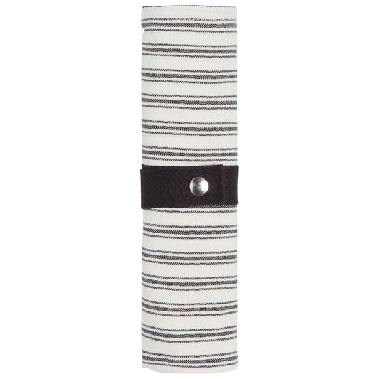 Ticking Stripe Roll Up Utensil Set of 5