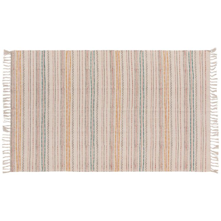 Promenade Block Print Rug 3 x 5 Ft