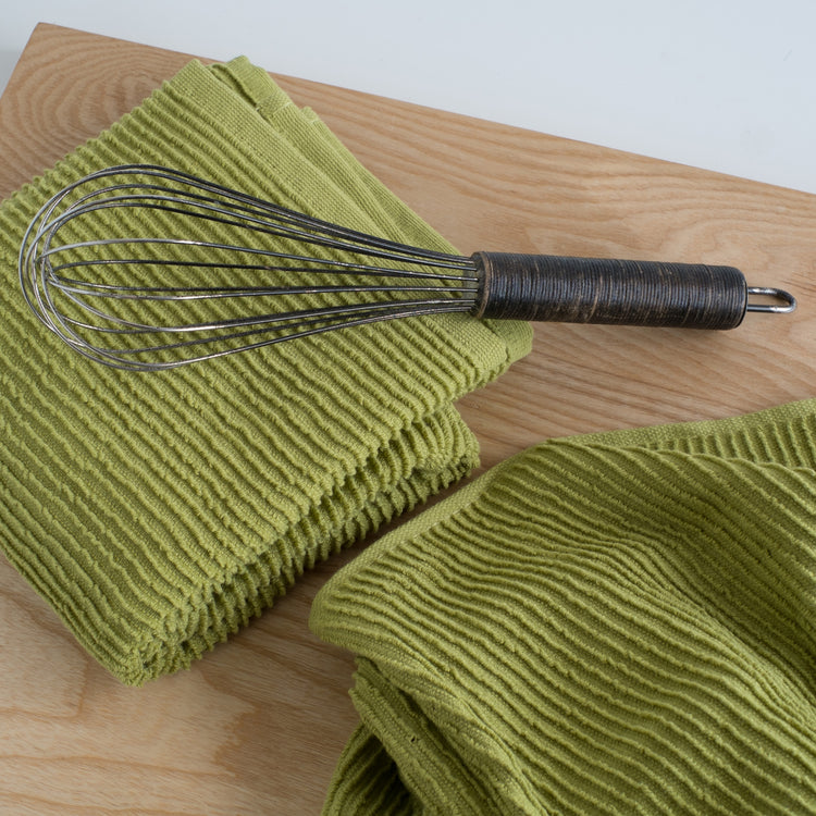 Ripple Cactus Green Dishtowel