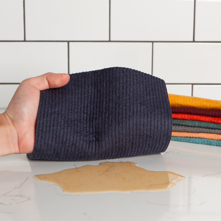 Midnight Blue Swedish Sponge Cloth