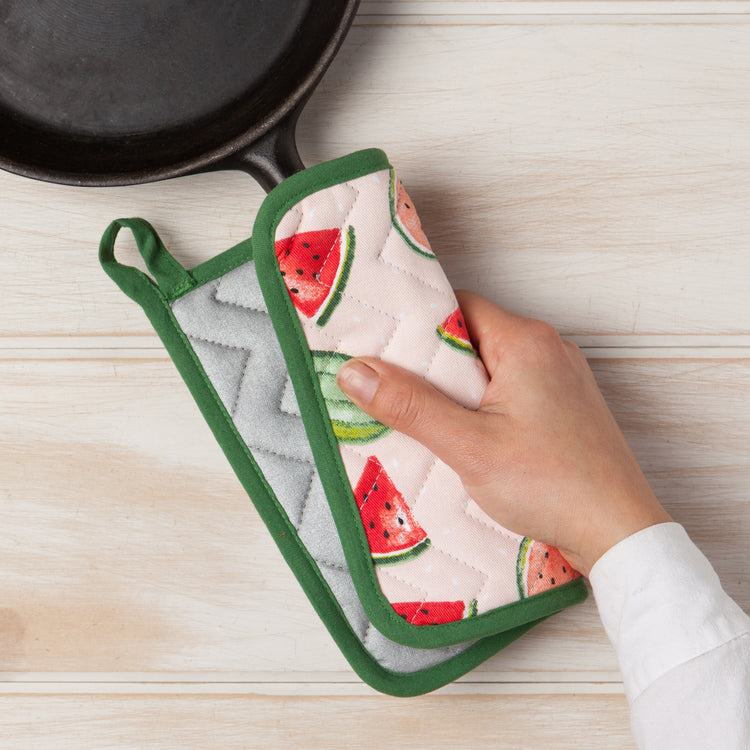 Watermelon Cotton Quilted Pot Holder