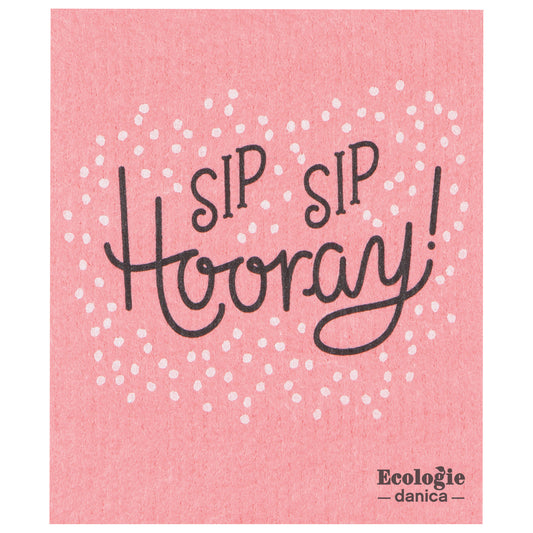 Sip Sip Hooray Swedish Sponge Cloth