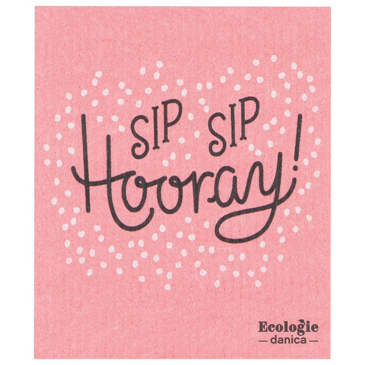 Sip Sip Hooray Swedish Sponge Cloth