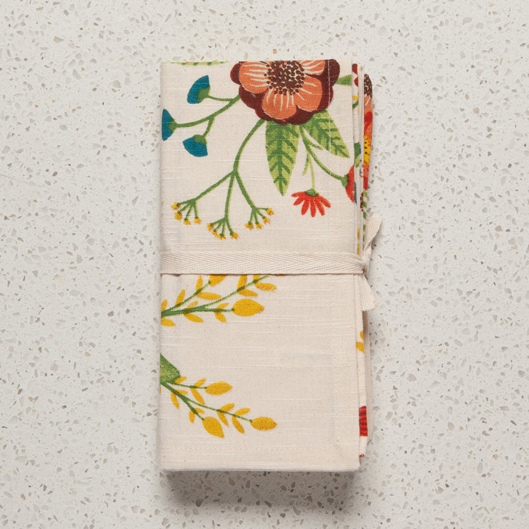 Goldenbloom Printed Napkins Set of 4