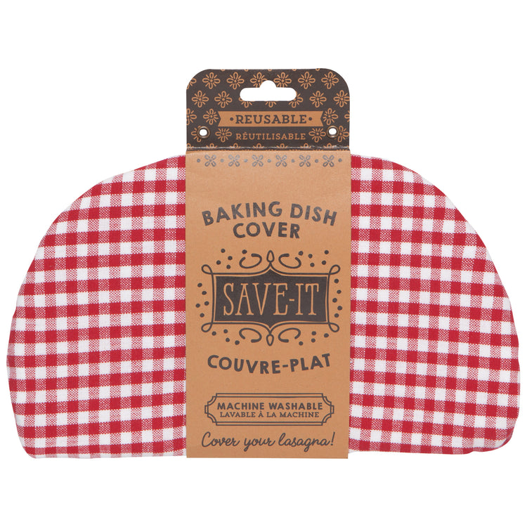Gingham Baking Dish Cover