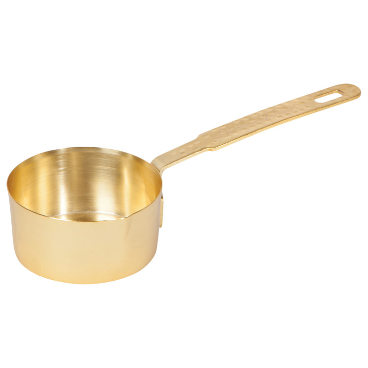 Gold Hammered Measuring Cups Set of 4