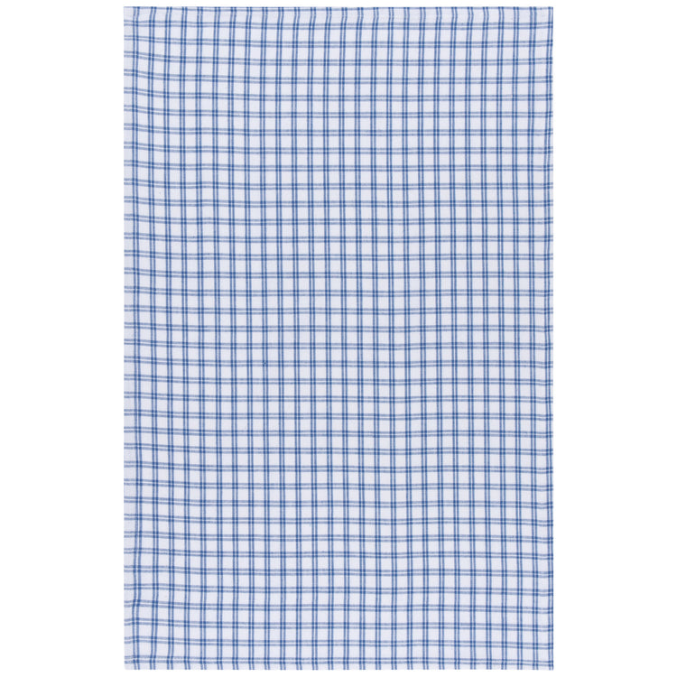 Tic Tac Toe Royal Blue Dishtowels Set of 3