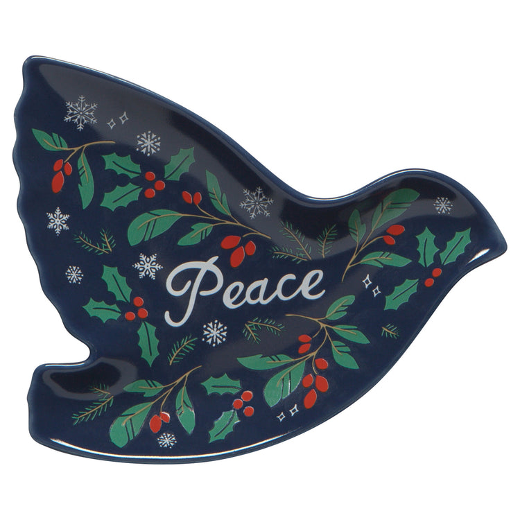 Peace & Joy Shaped Dishes Set of 4