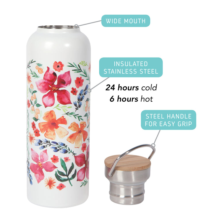 Botanica Stainless Steel Water Bottle