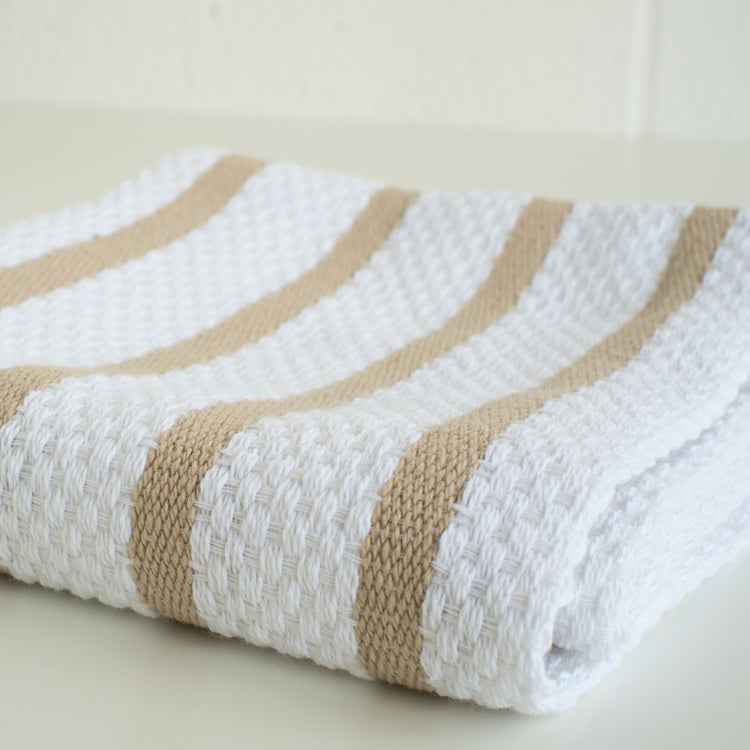 Basketweave Sandstone Dishtowel