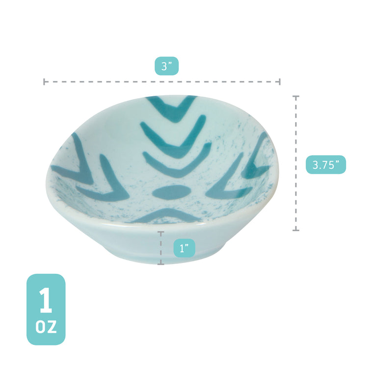 Easter Eggs Shaped Pinch Bowls Set of 6