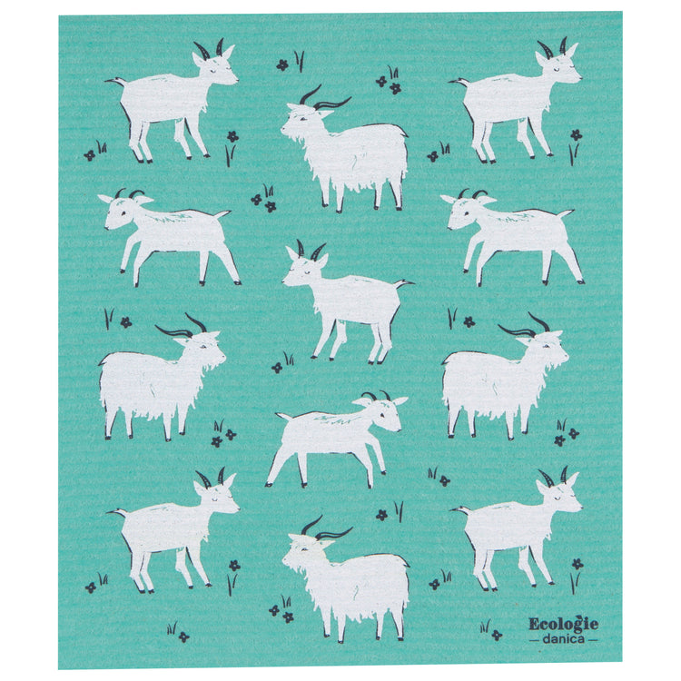 Goats Swedish Sponge Towel