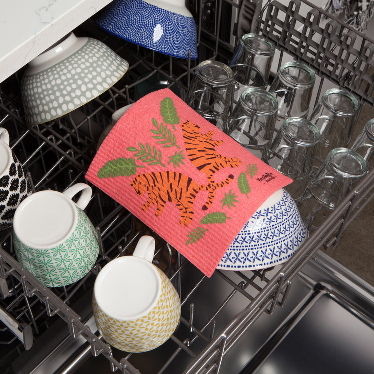 Tigers Swedish Sponge Cloth