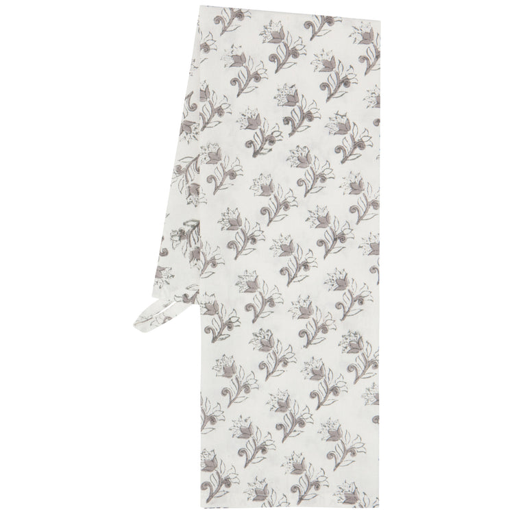 Floret Block Print Dishtowel