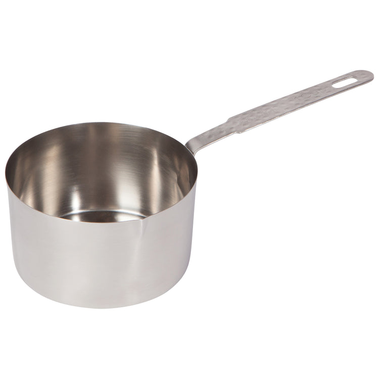 Silver Hammered Hammered Measuring Cups Set of 4