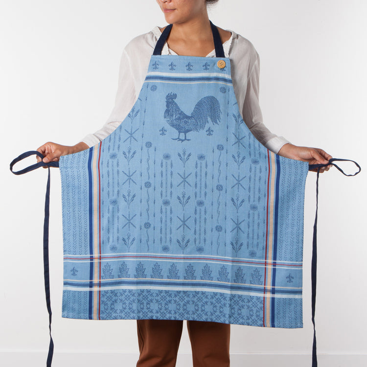 Rooster Francaise Jacquard Apron