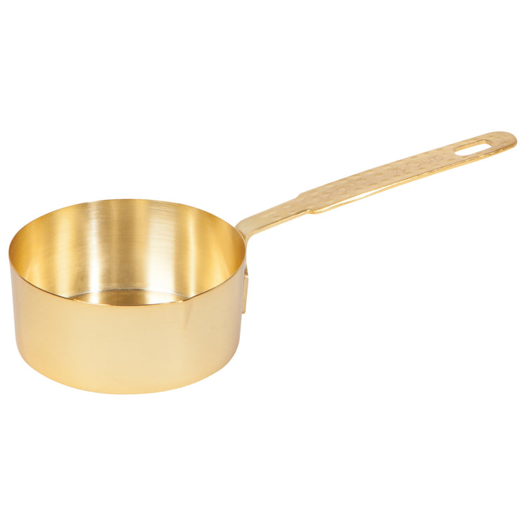 Gold Hammered Measuring Cups Set of 4
