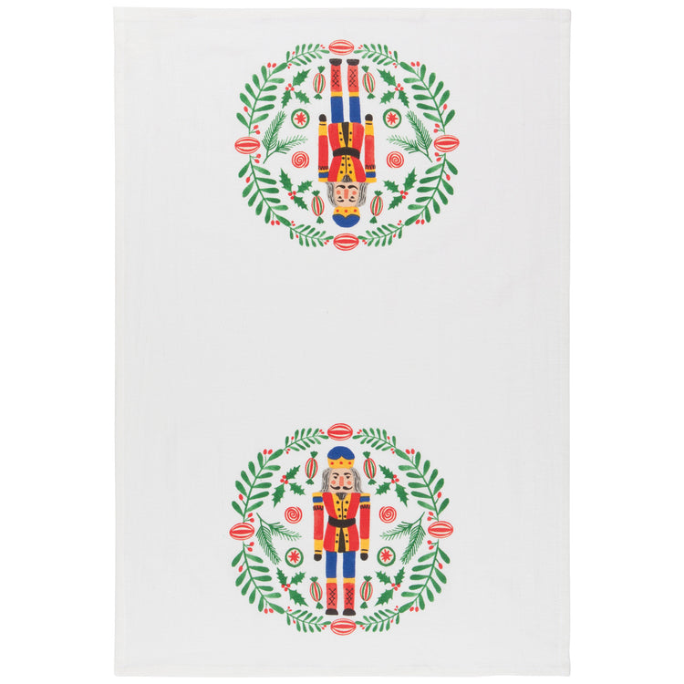Nutcracker Baker's Floursack Dishtowels Set of 3