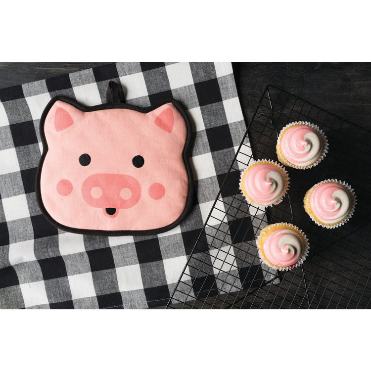 Penny Pig Pocket Pals Potholder and Dishtowel Set of 2