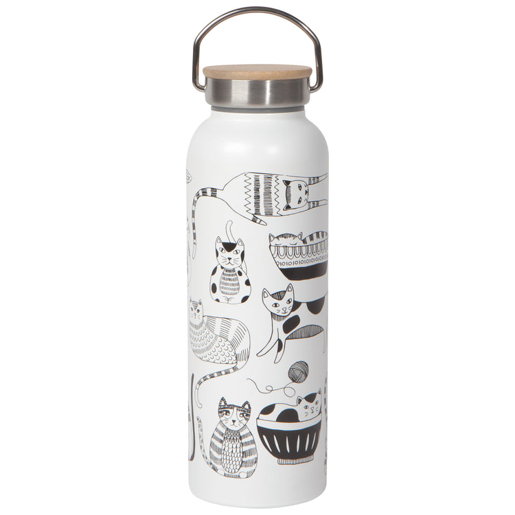 Purr Party Stainless Steel Water Bottle