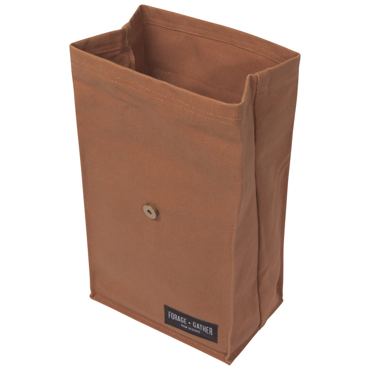 Forage And Gather Brown Lunch Bag