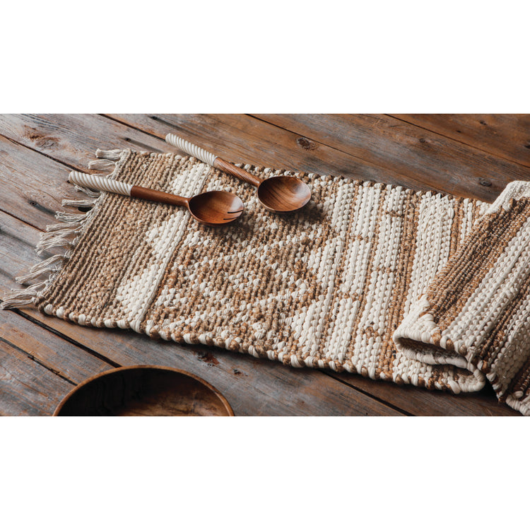 Resin Acacia Wood Salad Servers Set of 2