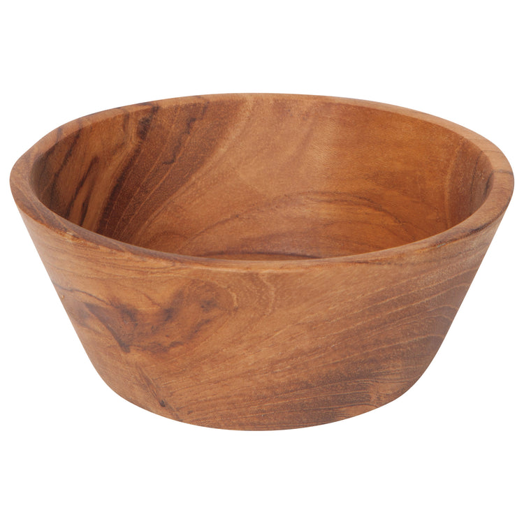 Teak Wood Pinch Bowls Set of 3